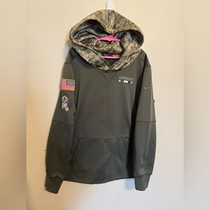 Kids Nike 2017 NFL Dallas Cowboys Salute To Service Camo Hoodie Size Medium